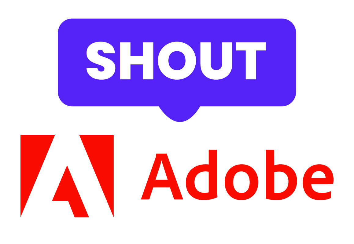 SHOUT/Adobe Logo